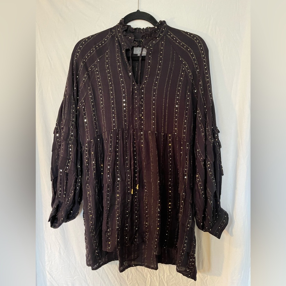Anthropologie Sequin Tunic